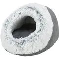 Weiteres Produktbild HARVEY Cave 35 × 26 × 41 cm, Plüsch mit langen Haaren, grau