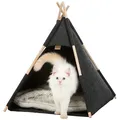 Tipi-Höhle, 55 x 65 x 55 cm, Filz, Anthrazit