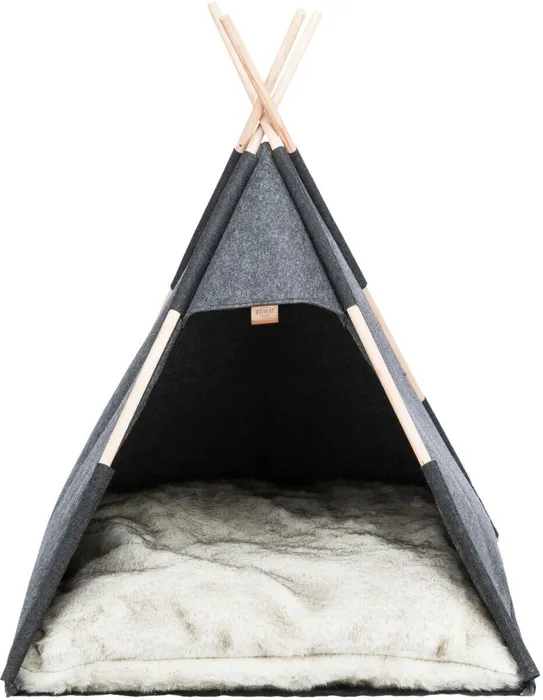 Hauptbild des Produkts Jeskyňka TIPI, 70 x 70 x 70 cm, plsť, antracit