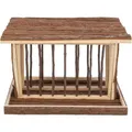 Krippe für Heu 40 x 22 x 30 cm, freistehend, Naturholz