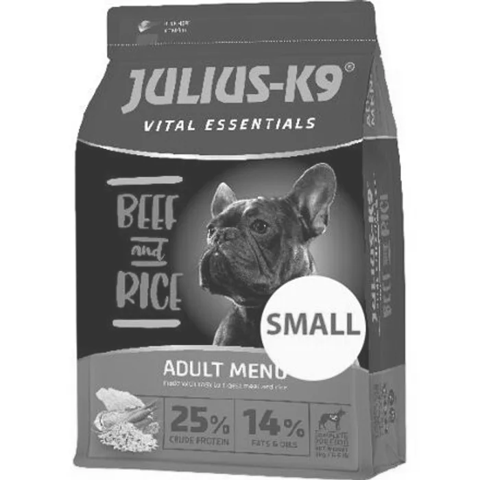 Hauptbild des Produkts JULIUS K-9 HighPremium 3kg ADULT SMALL Vital Essentials BEEF&Rice