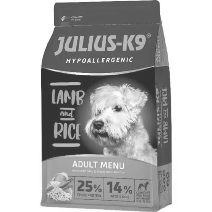 Hauptbild des Produkts JULIUS K-9 HighPremium ADULT Hypoallergenic LAMB&Rice 12+2 kg