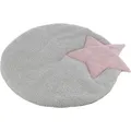 JUNIOR Liegematte STAR für Welpen, 55 x 61 cm, grau/helllila