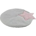JUNIOR Liegematte STAR für Welpen, 55 x 61 cm, grau/helllila