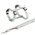 Weiteres Produktbild JUNIOR Geschirr mit Leine für Welpen, hellgrau M-L: 27-45 cm/10 mm, 2,00 m