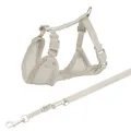 Weiteres Produktbild JUNIOR SOFT Geschirr mit Leine für Welpen, hellgrau S-M: 26-34 cm/10 mm, 2,00 m