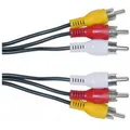Weiteres Produktbild Kabel Cinch 3x M- Cinch 3x M, 2m, schwarz