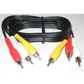 Weiteres Produktbild Kabel Cinch 3x M- Cinch 3x M, 2m, schwarz