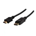 Video-Kabel Kabel DisplayPort M - HDMI M, 5m, schwarz, Logo, Blister