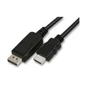 Kabel DisplayPort M- HDMI M, 2m, schwarz