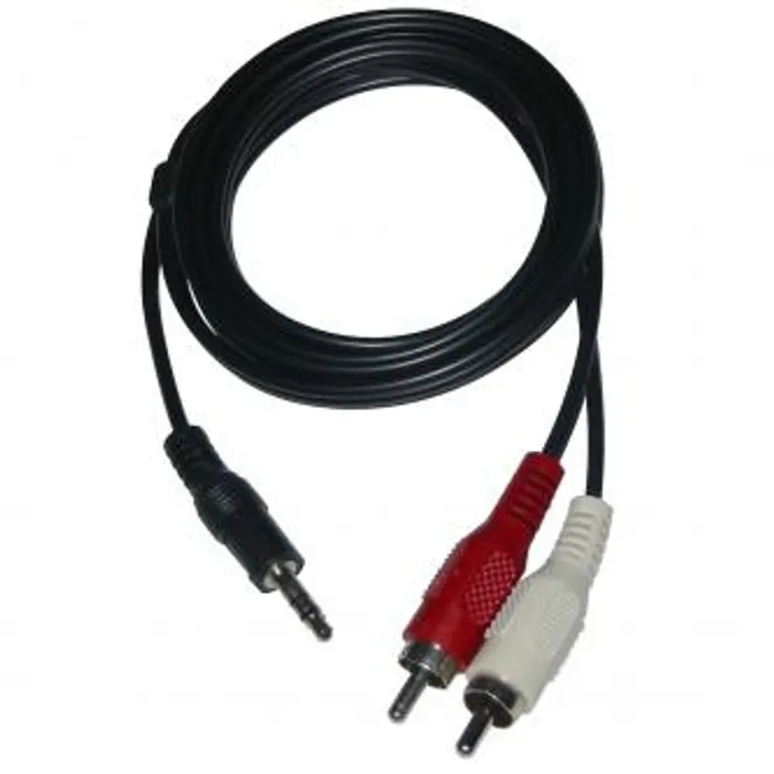 Hauptbild des Produkts Kabel Jack (3,5mm) M- Cinch 2x M, 3m, černá