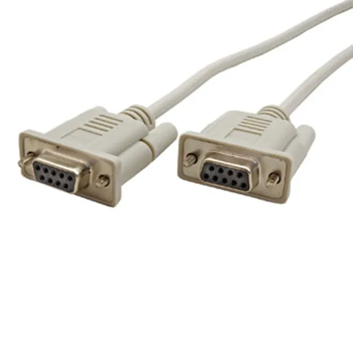 Hauptbild des Produkts Kabel laplink sériový, 9 pin F- 9 pin F, 2m, AT cross, bílý