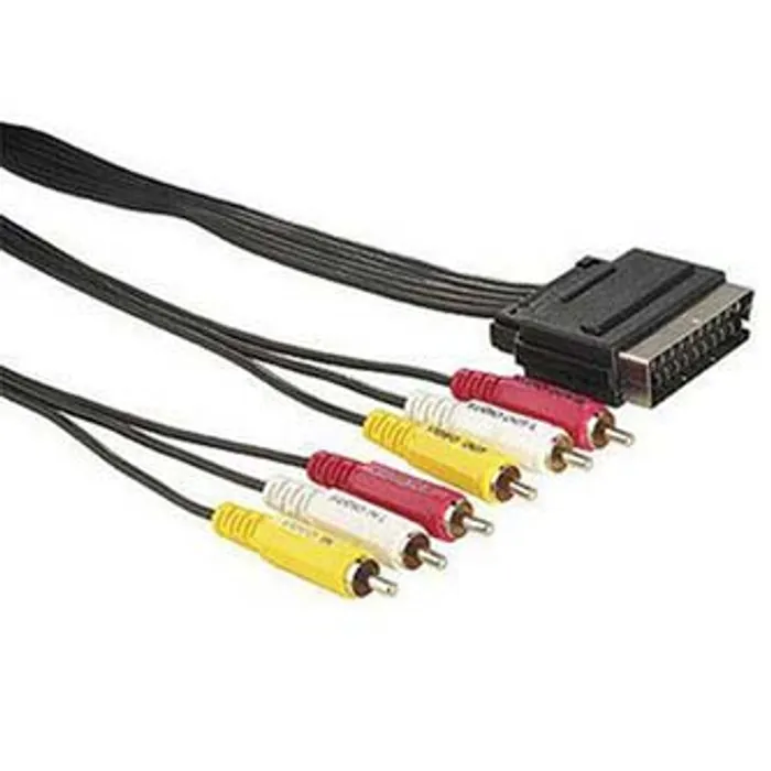 Hauptbild des Produkts Kabel Scart M- Cinch 6x M, 1.5m, černý