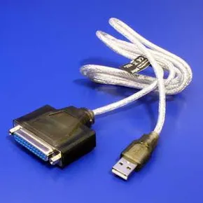 USB-Kabel (1.1), USB A M- 25 pin F, 0.9m, schwarz
