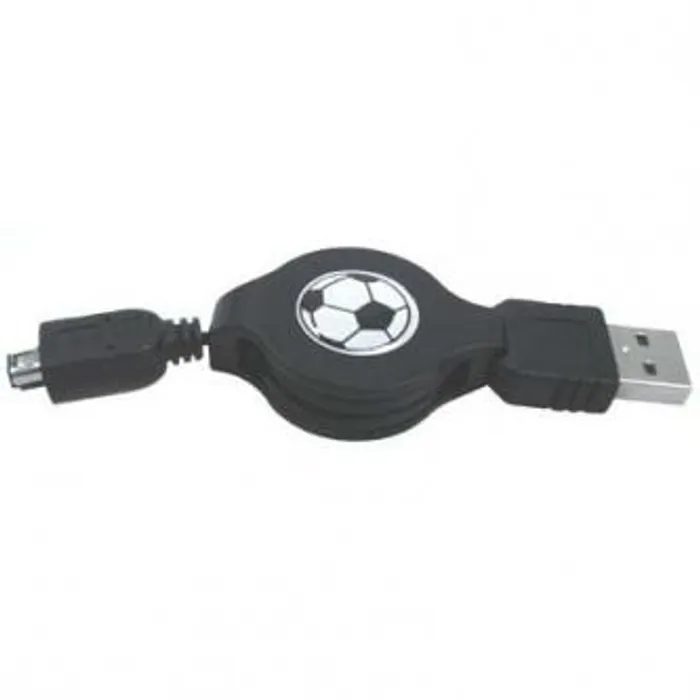 Hauptbild des Produkts Kabel USB (1.1), USB A M- 4 pin M, 0.7m, černý, Logo, HIROSE