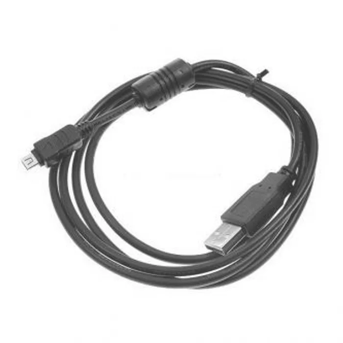 Hauptbild des Produkts Kabel USB (2.0), USB A M- 12 pin M, 1.8m, černý, Logo, blistr, OLYMPUS