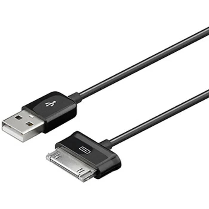 Hauptbild des Produkts Kabel USB (2.0), USB A M- 30 pin (Samsung) M, 1,2m, černý, pro Samsung tablety