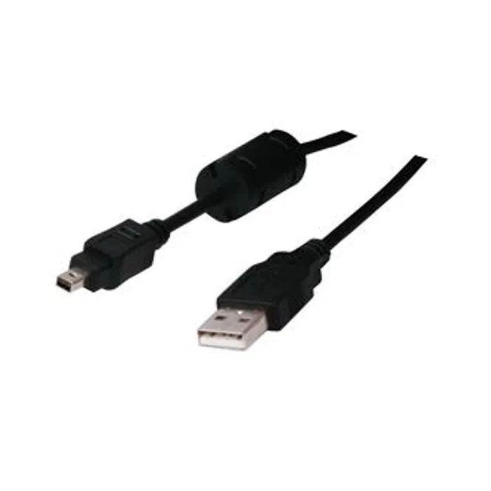 Hauptbild des Produkts Kabel USB (2.0), USB A M- 4 pin M, 1.8m, černý, FUJI