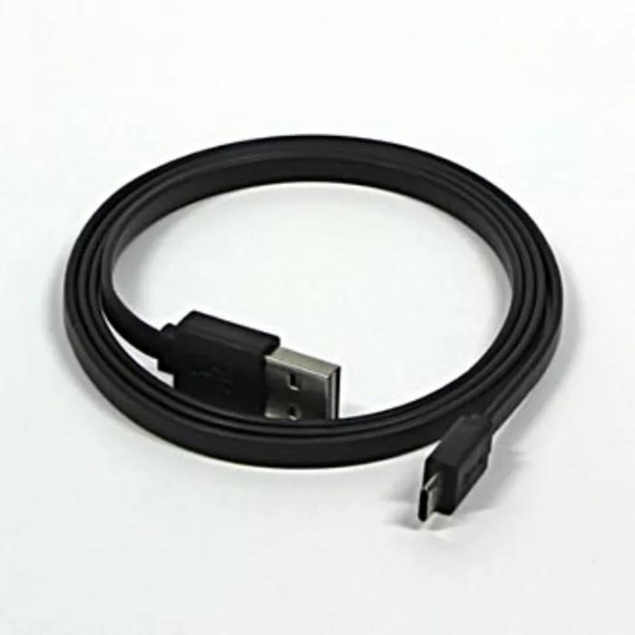 Hauptbild des Produkts Kabel USB (2.0), USB A M reversible- USB micro M reversible, 1m, plochý, černý