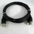(2.0), USB A M - USB A F, 1.8m, schwarz, Logo Economy