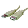 USB-Kabel (2.0), USB A M- USB A F, 1.8m, schwarz