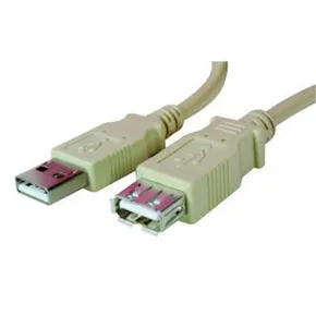 USB-Kabel (2.0), USB A M- USB A F, 1.8m, schwarz