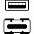 (2.0), USB A M - USB A F, 3m, schwarz, Logo, Preis für 1 Stk