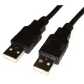 Weiteres Produktbild USB-Kabel (2.0), USB A M- USB A M, 1.8m, grau, High Speed