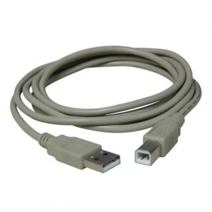 Hauptbild des Produkts Kabel USB (2.0), USB A M- USB B M, 3m, šedý, Logo, blistr