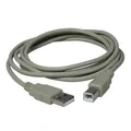 USB Kabel (2.0), USB A M - USB B M, 5m, schwarz, Logo, Blister