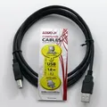 USB Kabel (2.0), USB A M - USB B M, 3m, schwarz, Logo, Preis für 1 Stk