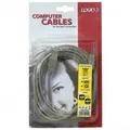 USB Kabel (2.0), USB A M - USB B M, 5m, schwarz, Logo, Blister