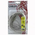 USB Kabel (2.0), USB A M - USB B M, 5m, schwarz, Logo, Blister