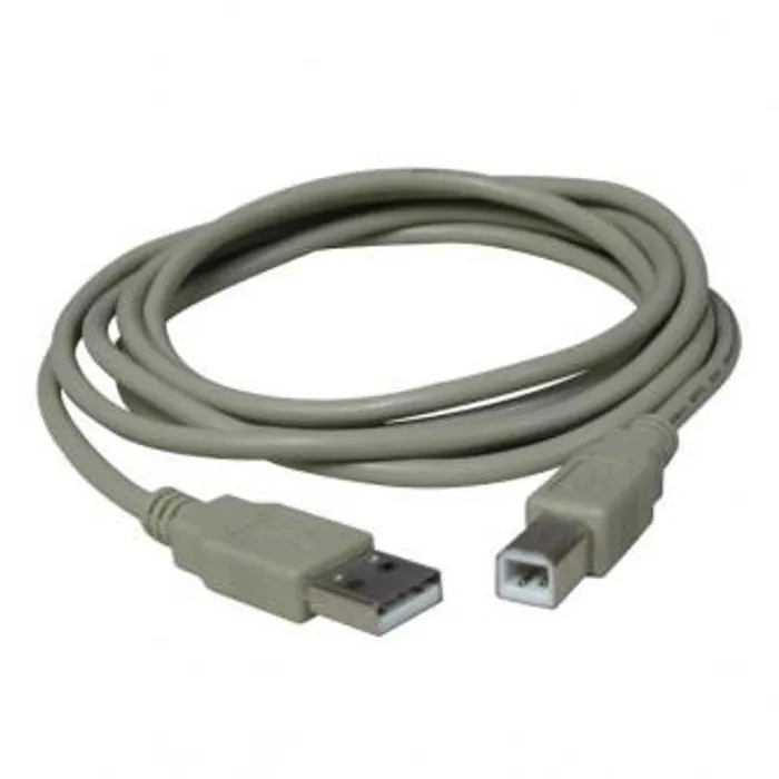 Hauptbild des Produkts Kabel USB (2.0), USB A M- USB B M, 5m, šedý, Logo
