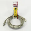 Weiteres Produktbild USB-Kabel (2.0), USB A M- USB B M, 5 m, grau, Logo