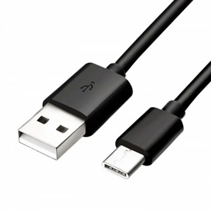 Hauptbild des Produkts Kabel USB (2.0), USB A M- USB C M, 1m, černý, Logo, blistr
