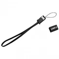 USB Kabel (2.0), USB A M - miniUSB M, 0.3m, schwarz, Logo, Kameragurt
