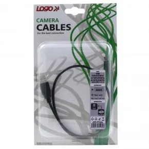USB Kabel (2.0), USB A M - miniUSB M, 0.6m, Logo, Blister