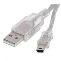USB Kabel (2.0), USB A M - miniUSB M, 0.6m, Logo, Blister