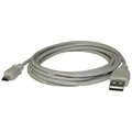 Weiteres Produktbild USB Kabel (2.0), USB A M - miniUSB M, 3m, schwarz, Logo