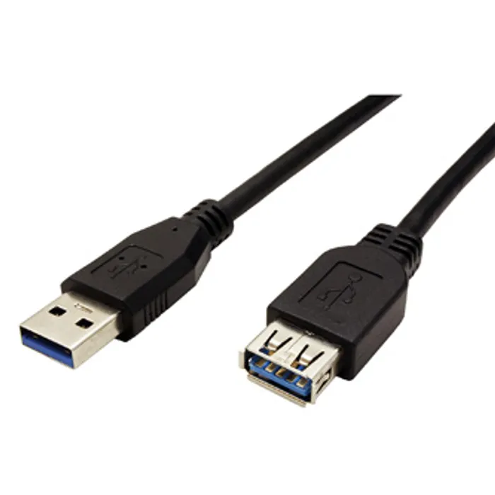 Hauptbild des Produkts Kabel USB (3.0), USB A M- USB A F, 1.8m, černý