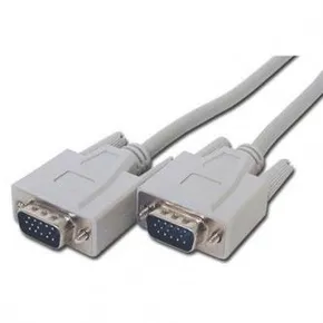 Video-Kabel VGA (D-sub) M - VGA (D-sub) M, 3m, grau, Logo, Blister