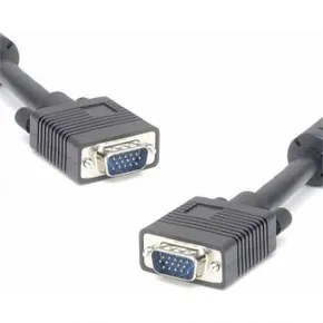 Video-Kabel VGA (D-sub) M - VGA (D-sub) M, 5m, geschirmt, schwarz, Logo, Blister