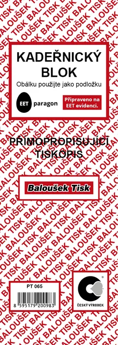 Hauptbild des Produkts Kadeřnický blok PT065