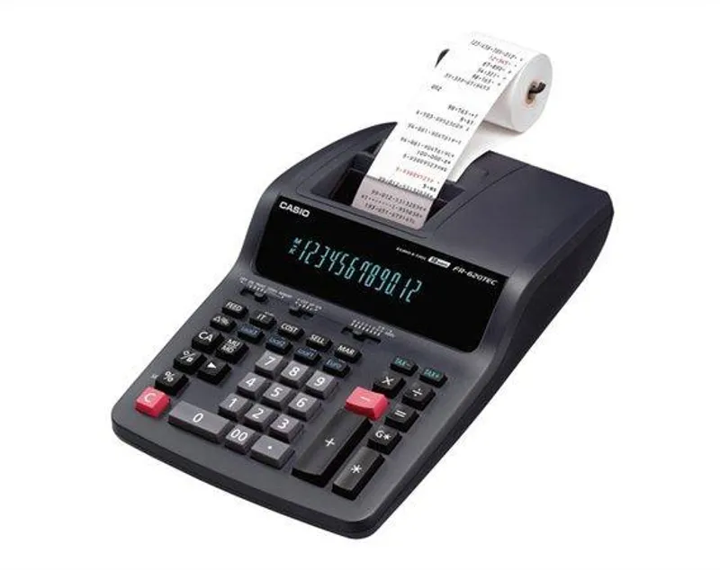 Hauptbild des Produkts Kalkulačka s tiskem, 12místný diplej, 2 barvy tisku, CASIO "DR-620"
