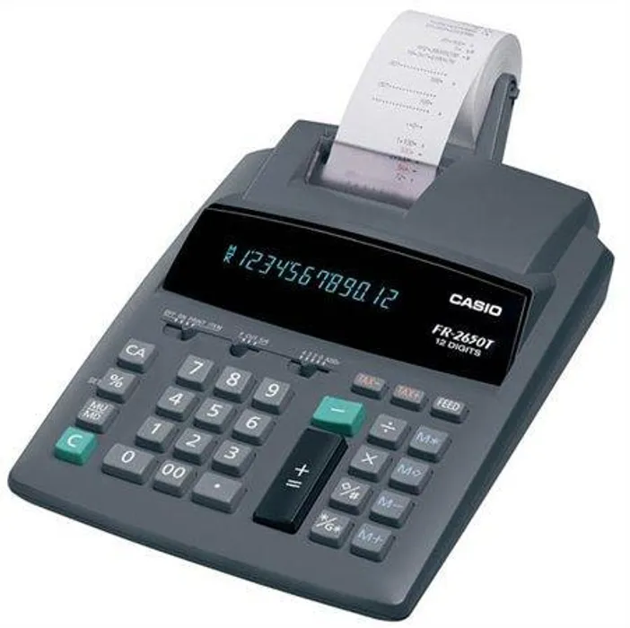 Hauptbild des Produkts Kalkulačka s tiskem, 12místný diplej, 2 barvy tisku, CASIO "FR-2650"