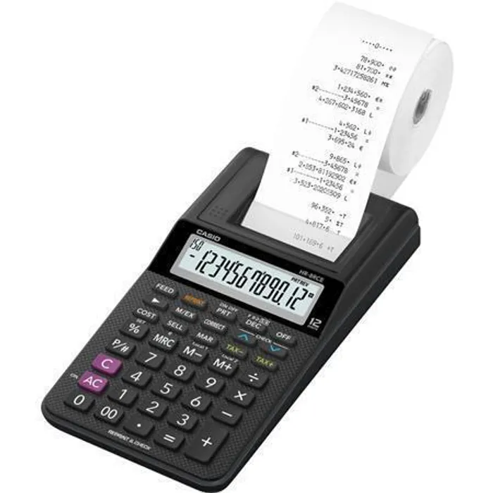 Hauptbild des Produkts Kalkulačka s tiskem "HR-8RCE", 12místná, 1 barva tisku, CASIO