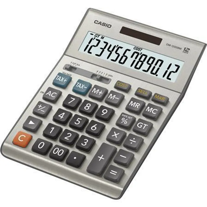 Hauptbild des Produkts Kalkulačka, stolní, 12místný displej, CASIO "DM-1200"