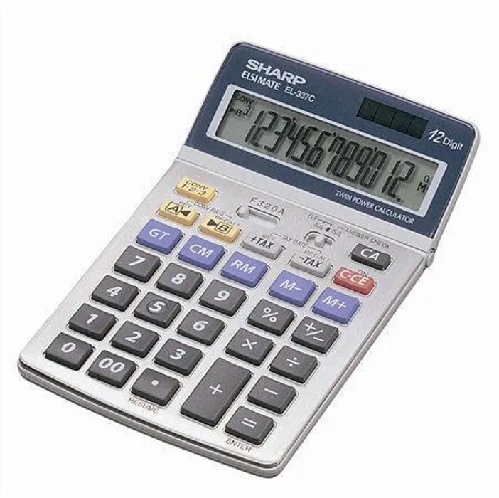 Hauptbild des Produkts Kalkulačka, stolní, 12místný displej, SHARP "EL-337"