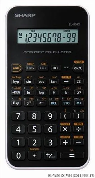 Hauptbild des Produkts Kalkulačka vědecká "EL-501X", 131 funkcí, SHARP